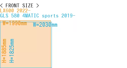 #LX600 2022- + GLS 580 4MATIC sports 2019-
